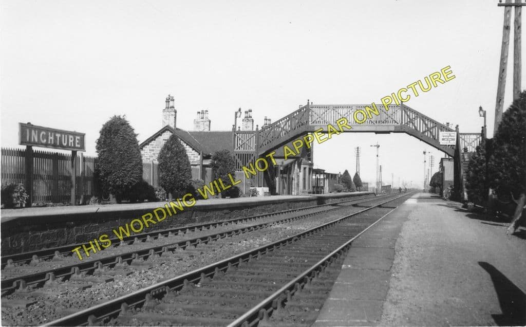 Auchterarder Forteviot Perth to Dunblane. 2 Dunning Railway Station Photo